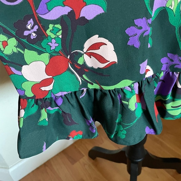 NWT - Kate Spade Pinegrove Fleur Nouveau Smocked Dress Size 8 - Picture 10 of 14